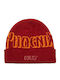 Beanie Unisex Σκούφος Πλεκτός σε Κόκκινο χρώμα