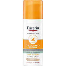 Eucerin Sun Sonnencreme Öl Für Gesicht Und Körper SPF50 Mit Farbe 50ml