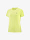 Salomon Cross Damen Sportlich T-shirt Sunny Lime / SAL-SO0APLC1729400000000_1