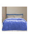 Joli Velvet Blanket Super King 220x240cm Light Blue 001.069 CIEL