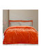 Joli Velvet Blanket Double 220x240cm Orange 001.069 Orange