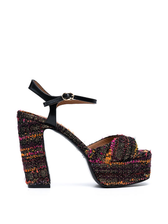 Roberto Festa Fabric Women's Sandals Multicolour