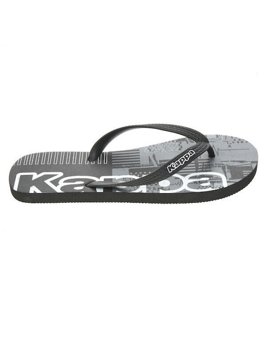 Kappa Herren-Flip-Flops Schwarz