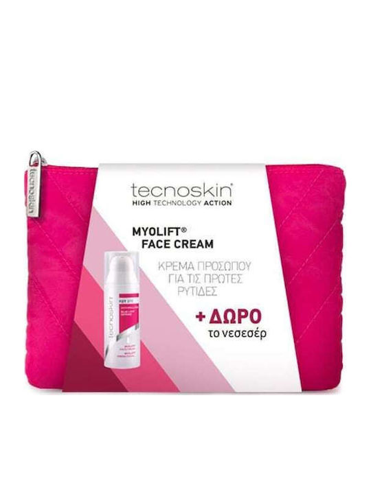Tecnoskin Myolift Комплект За Грижа За Против Стареене С Подарък Несесер