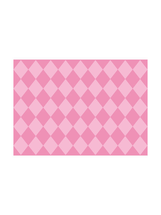 Platzdeckchen Stoff Rosa 42x30cm 12Stück