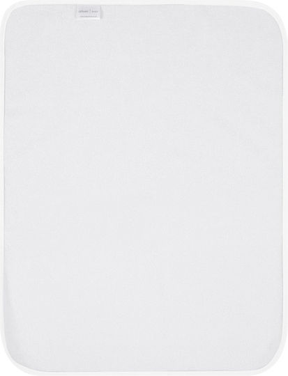 Baby Oliver Waterproof Changing Pad White White 50x70cm.