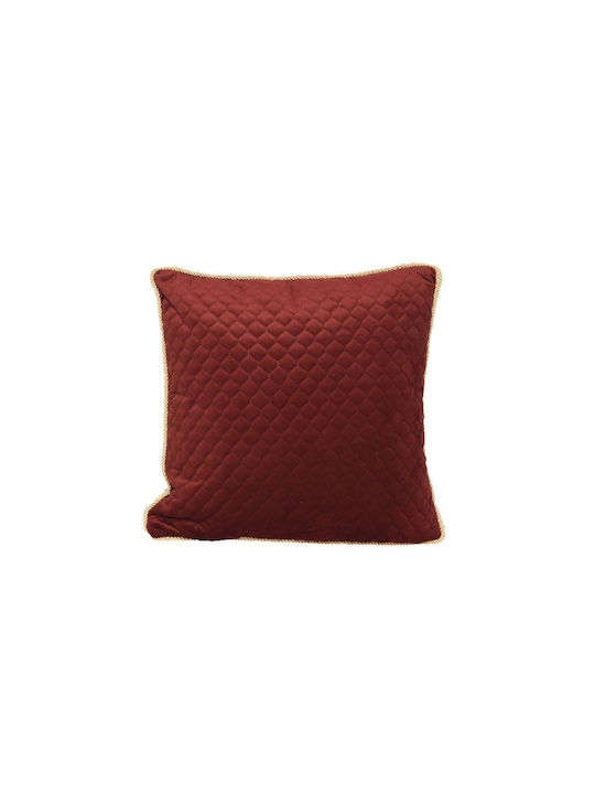 Interni Oggi Velvet Burgundy Sofa Cushion 45x45cm