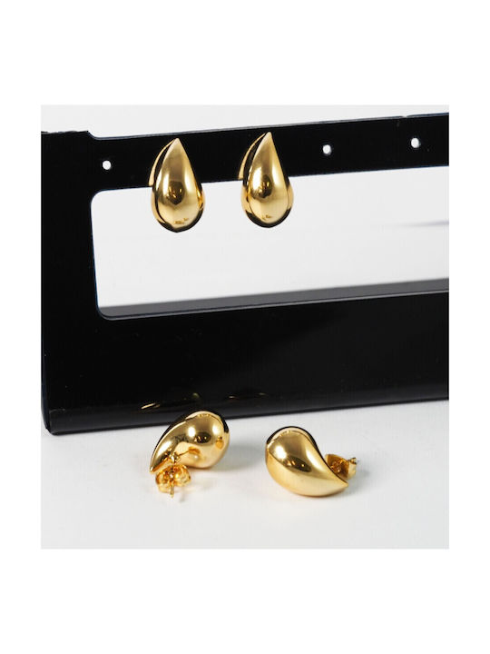 Earrings made of Steel Gold Plated