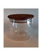 Karvounis Vase General Use with Lid Glass Transparent 500ml
