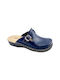 Vesna Leather Anatomic Clogs Blue