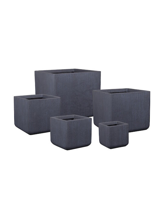 Supergreens Pot Ceramic Dark Grey 37cm.