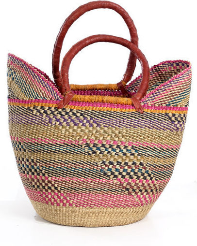 Soulworks Multicolour Wicker Decorative Basket 45x27x30cm