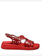 Wonders V Anatomic Women's Platform Shoes Red