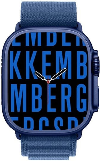 Bikkembergs BK13-11N Aluminiu Smartwatch (Albastru)
