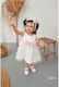 Bonito Baby Weiß Taufkleid