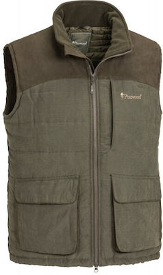 Pinewood Fleece Hunting Vest Abisko Khaki