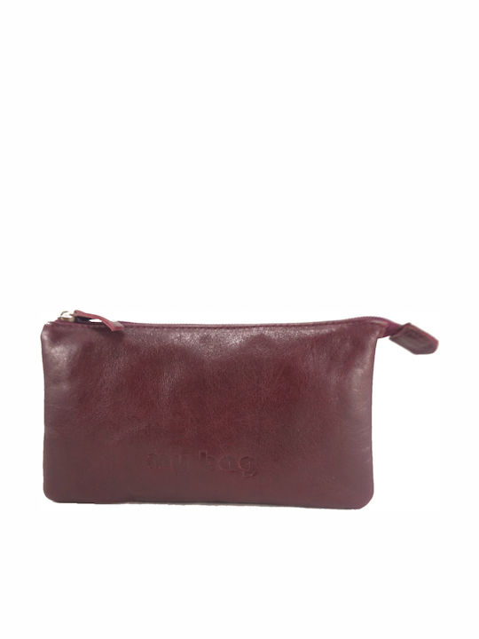 Mybag Din piele Geantă de damă De mână Burgundy