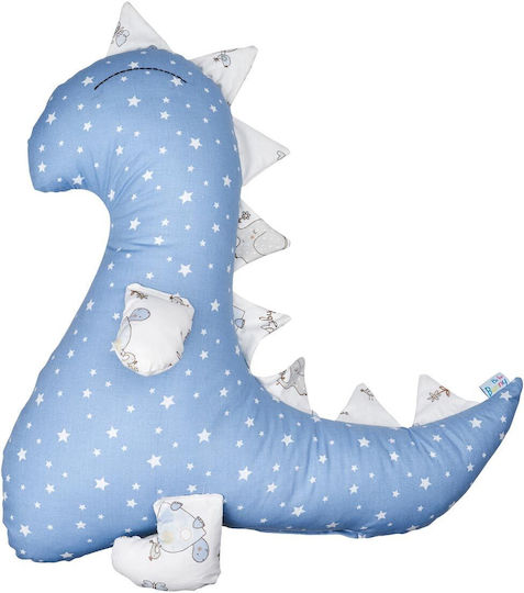 Bunny Bebe Handmade Pernă Decorativă pentru Pătuț Dinozaur Albastru deschis
