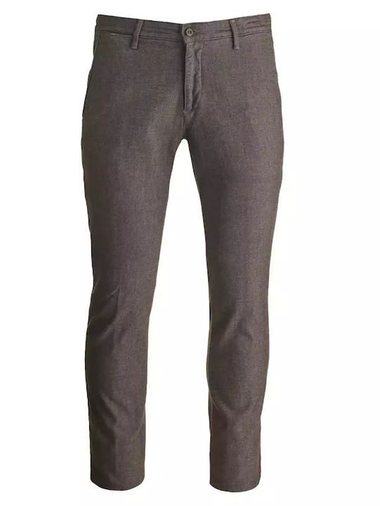 Four.Ten Pantaloni cu Croială Slim Gri