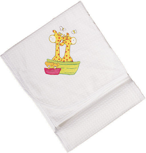 Mother Baby Blanket Nursery Swaddling Blankets Waffle White White 80x90cm