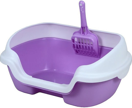 Pet Interest Cat Basin Purple L40 x W30 x H18cm