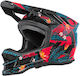 O'neal Full Face Mountain Bicycle Helmet Red