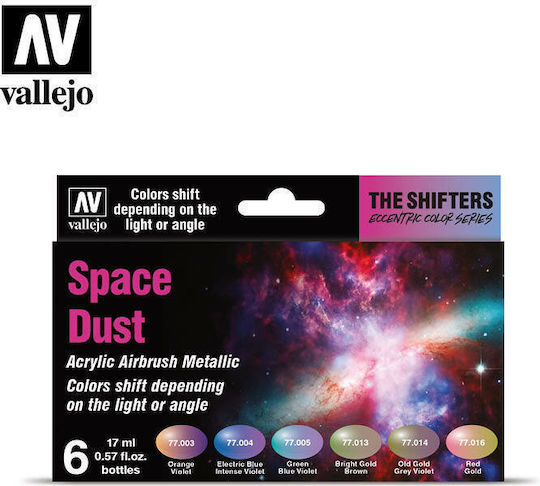 Acrylicos Vallejo Set Vopsele Pentru Modelare Space Dust 17ml 6 Buc