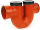KymaSol Plastic Siphon Fittings with Output 140mm