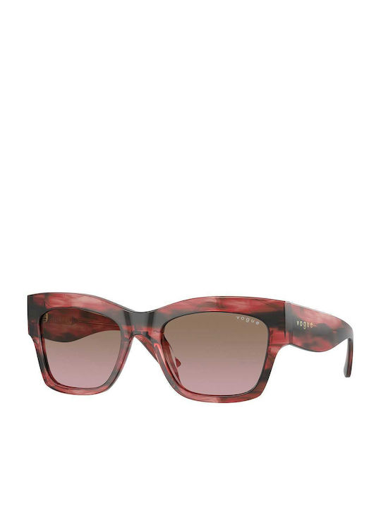 Vogue Sonnenbrillen mit Rosa Schildkröte Rahmen und Braun Verlaufsfarbe Linse VO5524S 308914
