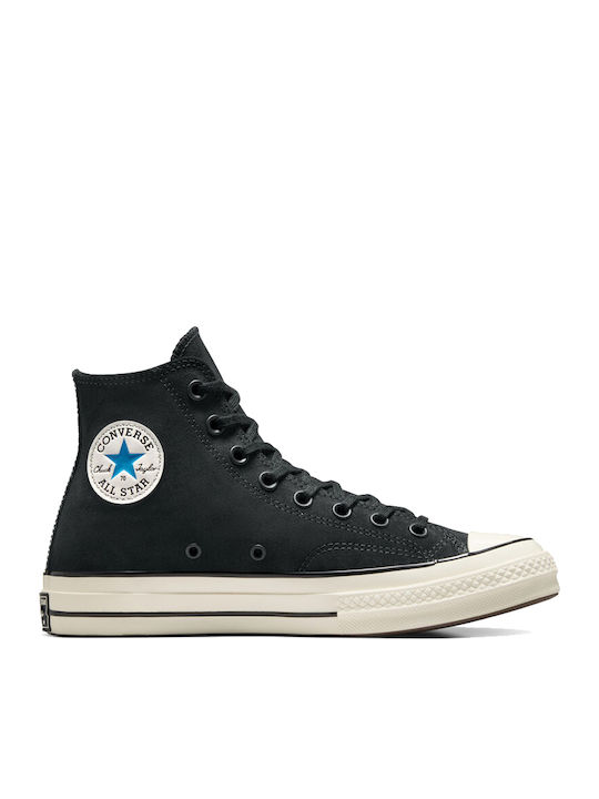 Converse All Star Chuck Taylor 70 Suede Μποτάκια Μαύρα A05599C