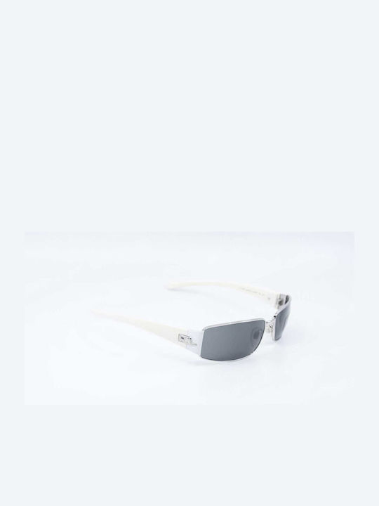 Ralph Lauren Men's Sunglasses with White Plastic Frame and Gray Lens PH7021 907387