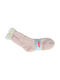 Yanoir Women's Socks PINK/SILVER