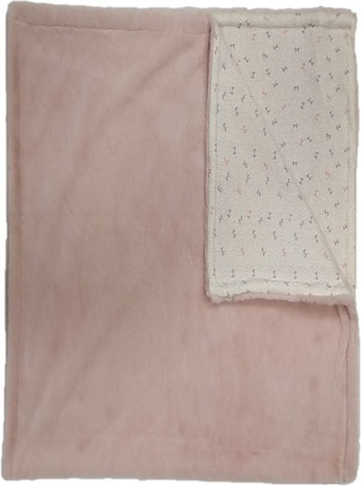 All Stars Decke Wickeltücher für Kinderzimmer Baumwolle Rosa Pink 75x105cm