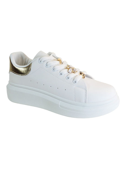 Bagiota Shoes Damen Sneakers Weiß