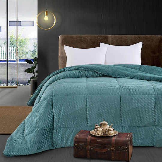 Beauty Home Duvet Cover Single 160x240cm Petrol Blue 11560KBPMMO 300 GSM