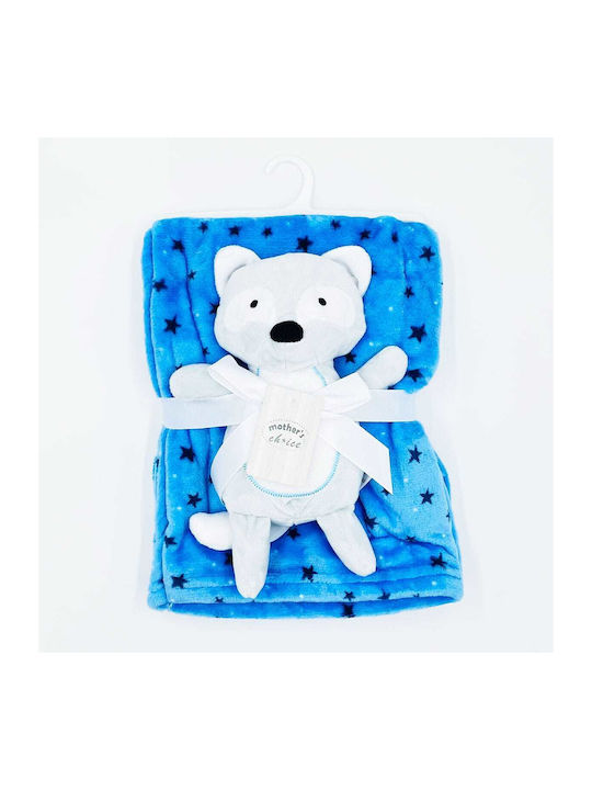 Mother's Choice Pătură Pepinieră Swaddling pături Gri Blue 75x100cm