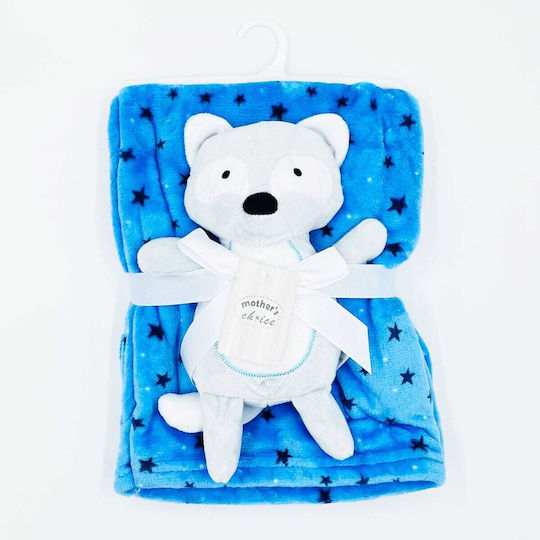 Mother's Choice Pătură Pepinieră Swaddling pături Gri Blue 75x100cm