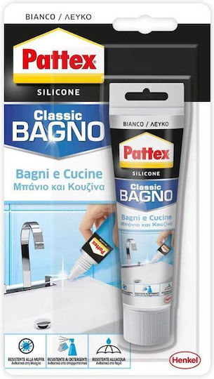 Pattex Σφραγιστική Σιλικόνη Λευκή 50ml