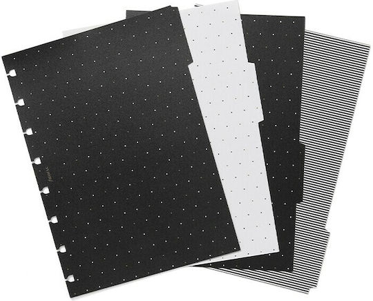 Filofax Пластмасови Разделители за Документи A5 Fιlοfαχ A5 разделители 6 теми Moonlight