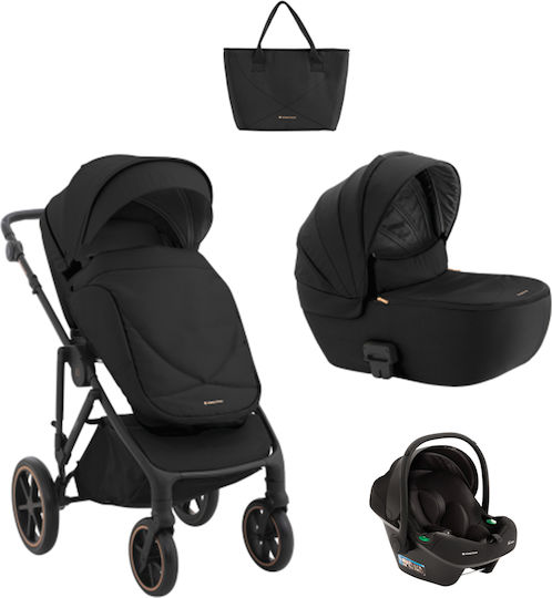 Kikka Boo Thea Бебешка количка 3 в 1 Черно 10.6кг