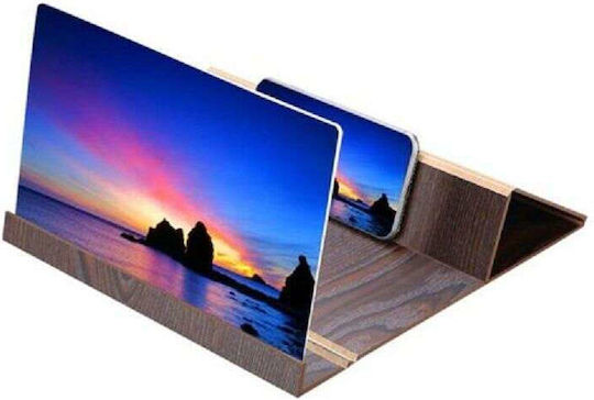 Phone Screen Magnifier 12.0 Inch Universal in Brown color