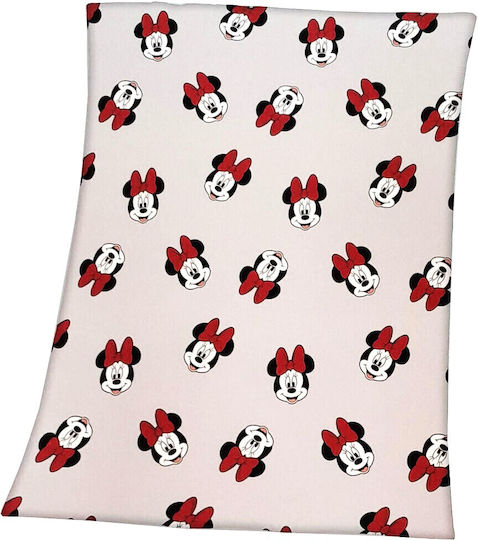 Disney Κουβέρτα Αγκαλιάς & Λίκνου Minnie Mouse Fleece Πολύχρωμο πολύχρωμη 75x100εκ.