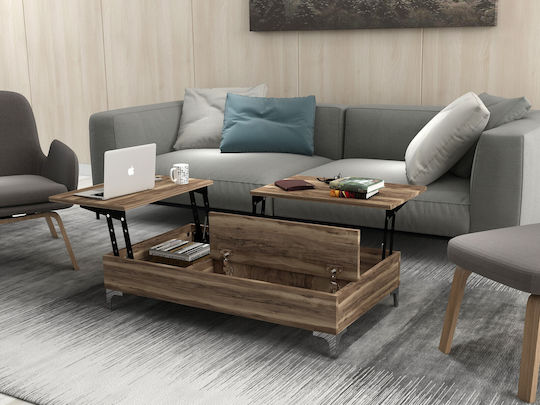 Side Table Brezza With Lifting Mechanism Melamine