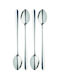 Kitchen Craft Σετ Κουτάλια Φαγητού Ανοξείδωτα Ασημί 12cm 4τμχ