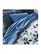 Κουβέρτα Fleece Υπέρδιπλη 220x240εκ. Σιέλ 100-1281-6