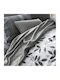 Κουβέρτα Fleece Υπέρδιπλη 220x240εκ. Γκρι
