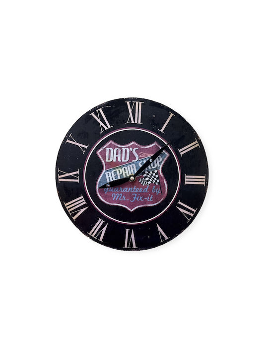 Angiolina Wall Clock Wooden