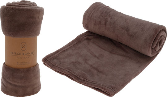 Koopman Koopman Decke Fleece Couch 125x150cm Braune