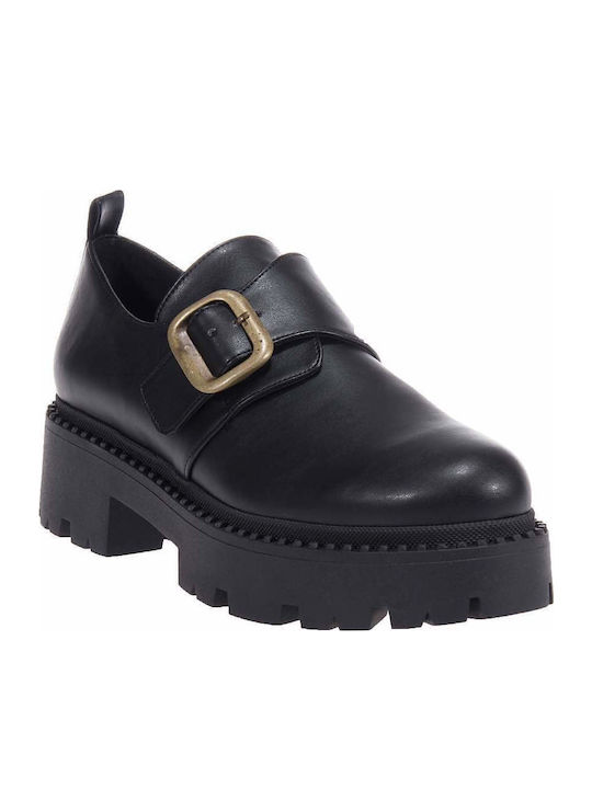 Moyo Women's Oxfords in Black Color M30-Black