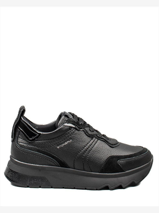 Stonefly Spock 38 Nappa Velour Sneakers BLACK